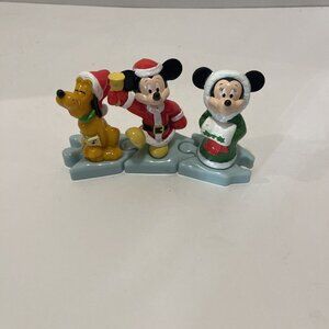 Mickey's Once Upon a Christmas McDonald's Collectible Toys Mickey Minnie & Pluto